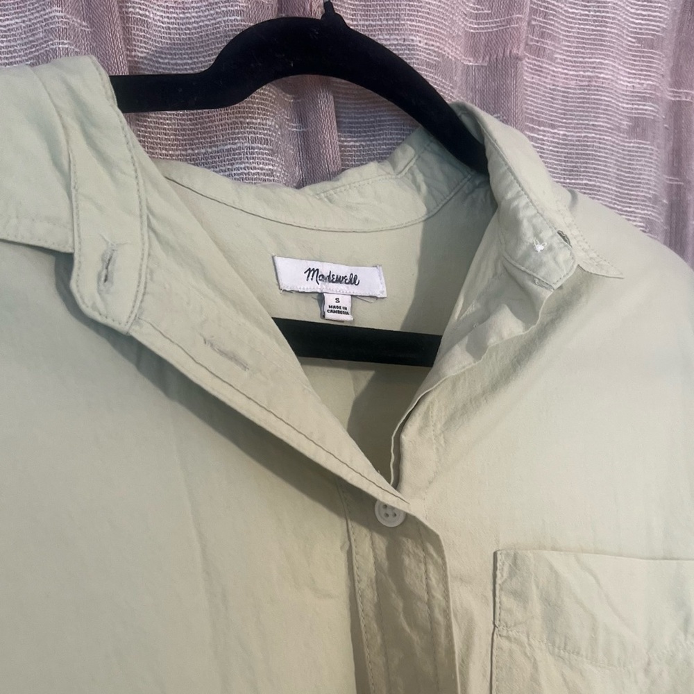 Madewell Oversized Patch-Pocket Button Down Top, … - image 5